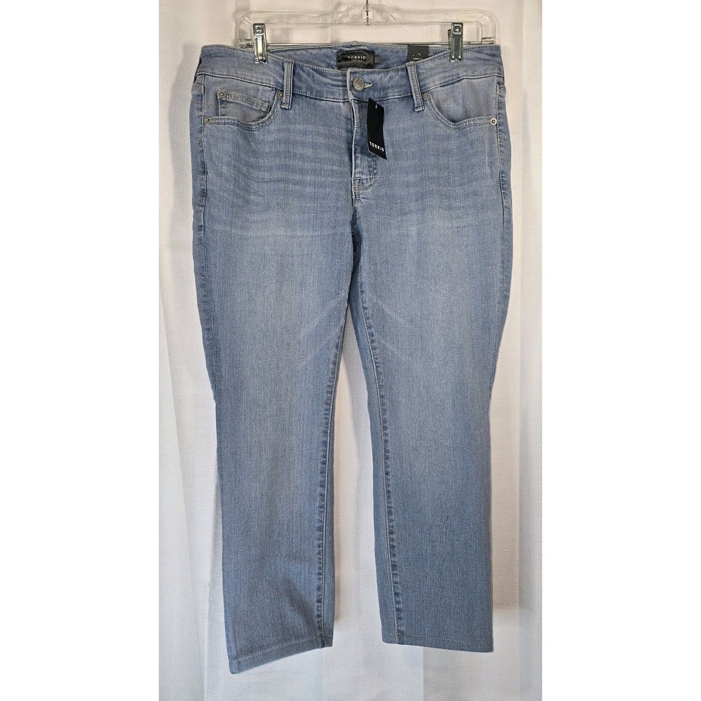 Torrid Perfect Skinny Ankle Stretch Blue Jeans Womens 10 Regular Blue NEW NWT!